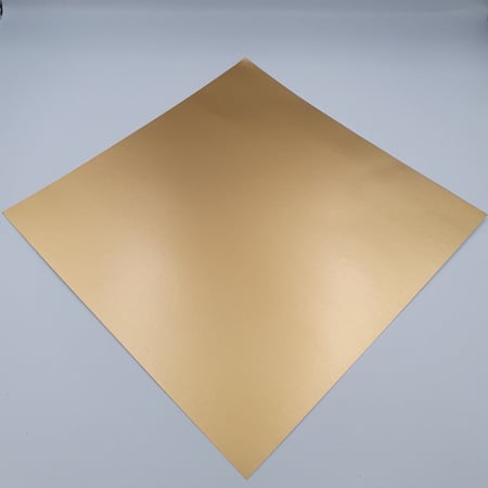 ورق كاردستوك معدني ذهبي مطفي 12x12 انش، 10 ورقات من هاندرد