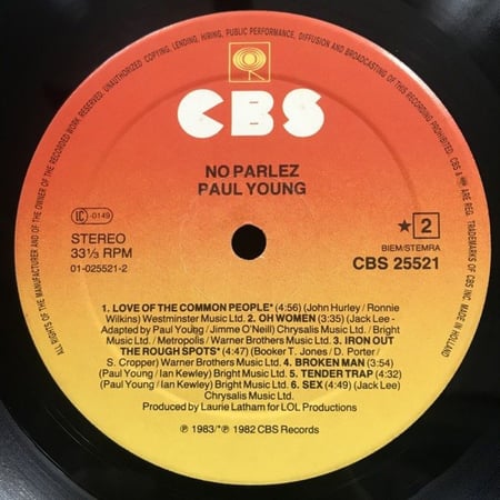 Paul Young - No Parlez