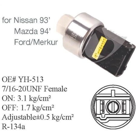 #10482C حساس برشر سوتش مازدا وفورد/ PRESSURE SWITCH NISSAN MAZDA FORD
