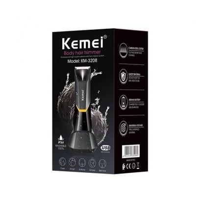 ماكينة حلاقة للمناطق الحساسة والجسم للرجل KM-3208
