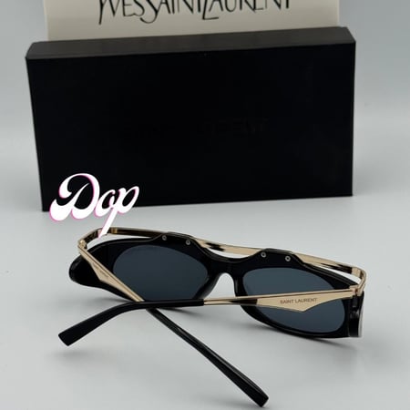 نظارة سان لوران تصميم مميز بعدسة سوداء