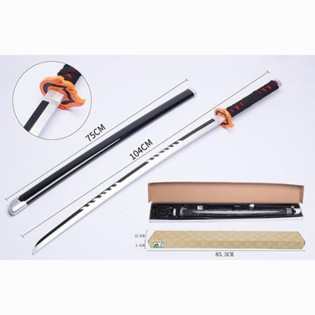 مقاس سيف تانجير كامادو 3 الخشبي من أنمي قاتل الشياطين