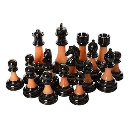 شطرنج فاخر عناصر بالأسود