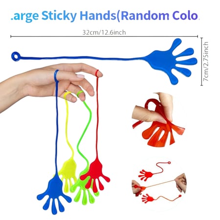 مقاس لعبة تحدي اليد الاصقة