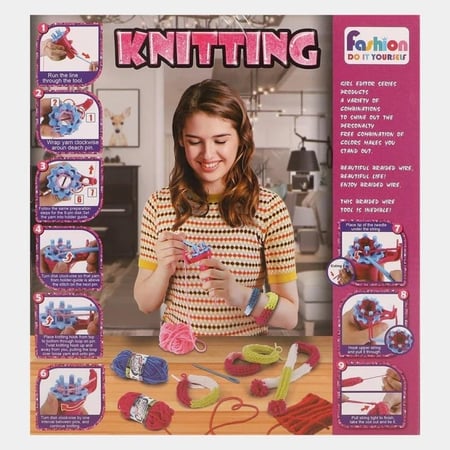 علبة لعبة الحياكة للبنات