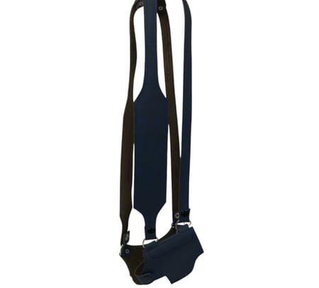 محزم مسدس جلد كامل أسود