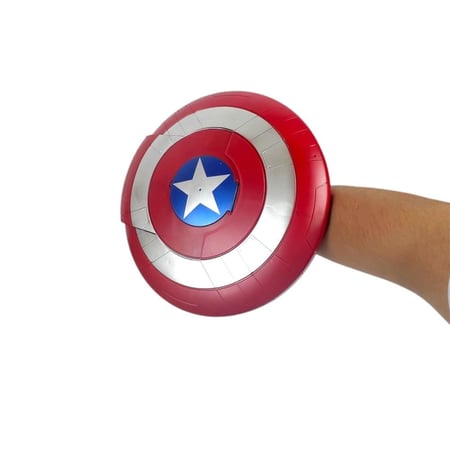 درع كابتن أمريكا ايرون مان لون أحمر