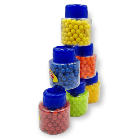 علب خرز مسدس 200 حبة بألوان مختلفة