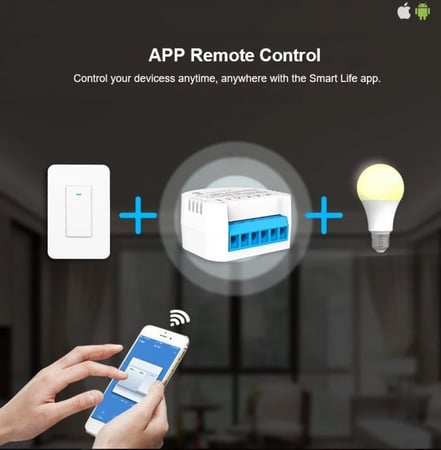 وحدة مفتاح ذكي واي فاي بقناتين TB41 بيضاء - أبحر أونلاين