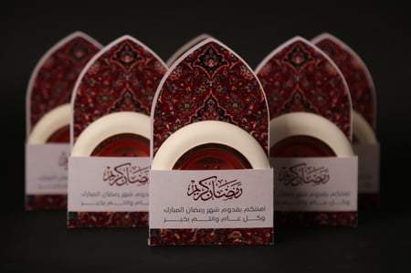 بكج توزيعات رمضان 6 مباخر جبس يدوية مع الحوامل ريانة العود