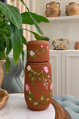 مق فخار ( قنينه ماء ) تربه المدينة المنورة سعه 700 ml