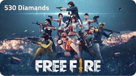 بطاقة فري فاير 530 ألماسة - Free Fire 530 Diamonds