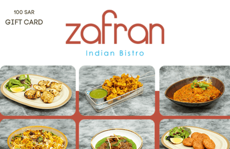 بطاقة زافران المتجر السعودي 100 ريال