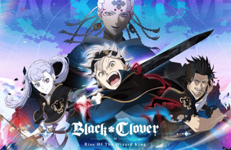 بطاقة بلاك كلوفر موبايل 470 بلورة سوداء