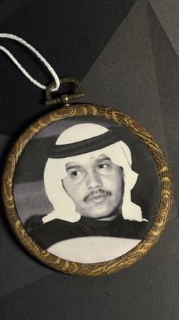 تعليقة سيارة طباعة خشب - حسب الطلب -