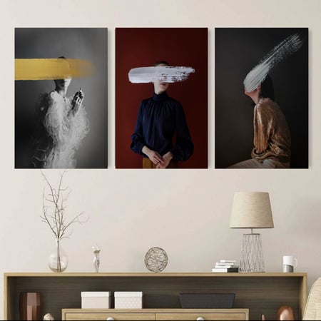 لوحات كنفاس فن تجريدي