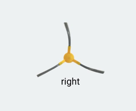 فرشاة جانبية (قطعة واحده يمين) لمكنسة الروبوت عبيرabir