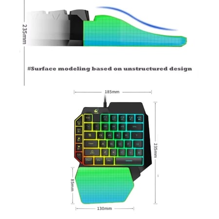 كيبورد ون هاند