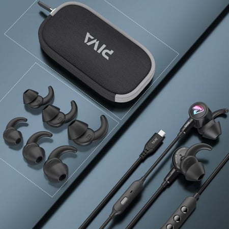 سماعة 3.5mm من بيفا S6C  - أسود
