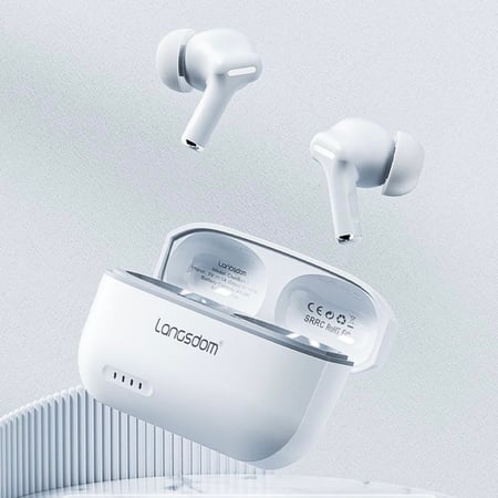 clear buds سماعة بلوتوث لاسلكية- ابيض