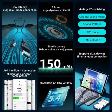 سماعة جيمنج لاسلكية