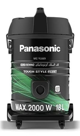 باناسونيك مكنسة كهربائية، 2000 واط، 18 لتر (MC-YL669G747)