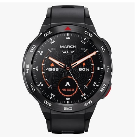 ساعة ذكية ميبرو GS برو (أسود) 1.43 إنش 22 مم