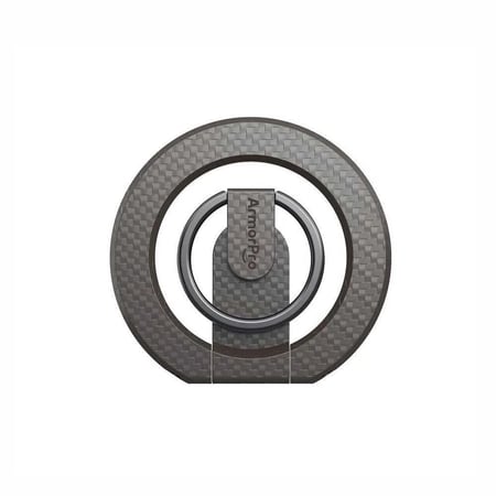 مسكة جوال ماج سيف مغناطيسي كاربون فايبر ماركة أرمور برو