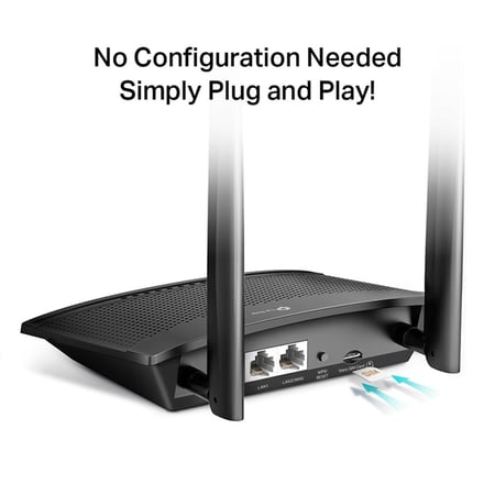 راوتر TP-Link منزلي 4G سرعة 300 ثنائي النطاق TL-MR100