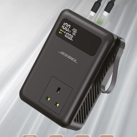 شاحن سفري سعة 27 ألف مللي أمبير بقوة 100 واط (باور بانك) متعدد المخارج (جيبيل)