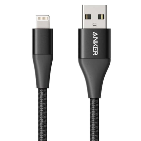 كيبل أيفون 1 متر قماش (أنكر) - ضمان سنتين