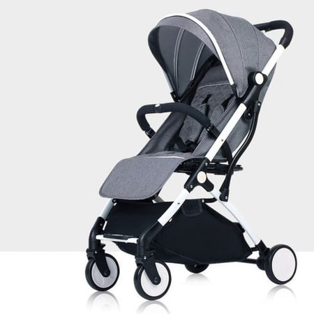 عربية الطيارة للسفر عربة أطفال سفر خفيفة الوزن قابلة للطي مع ظهر مقعد قابل للتعديل وسلة كبيرة ماركة Tianrui -(متوفر ألوان)