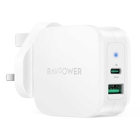 راف باور شاحن جداري منفذين بايونير 30 واط بي دي