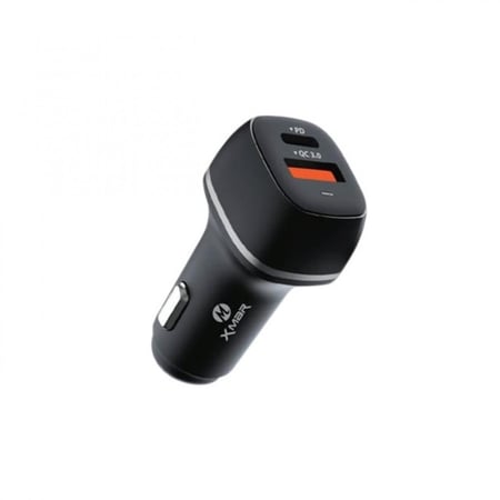 شاحن سيارة بقوة 38 واط لون أسود XMaR CAR CHARGER 38W