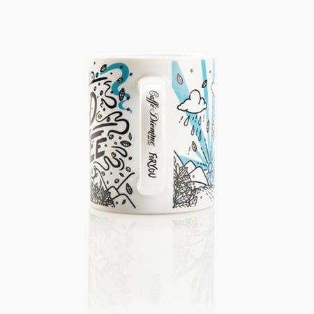 كوب عالم القهوة - ايطالي 350 مل