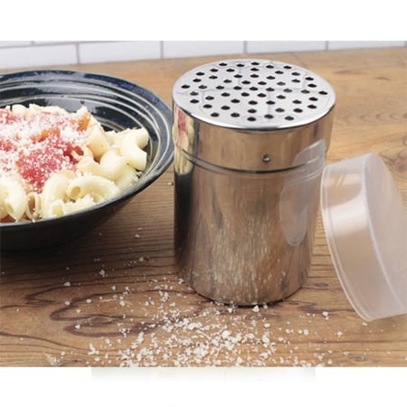 مرش ستانلس ستيل 11 اونص فتحات وسط مع غطاء في علبة عرض