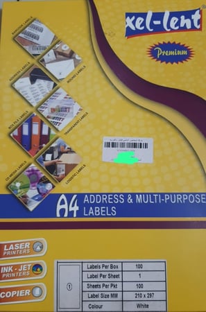 ورق طباعه لاصق XEL-LENT