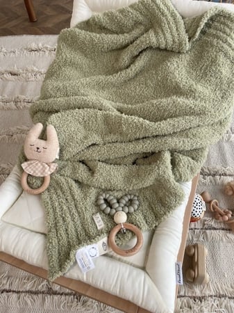 بطانية ناعمة ودافئة للاطفال - نسج