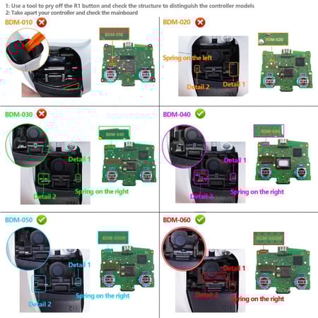 كليكات eXtremeRate الإصدار الثاني V2  لازرار يد تحكم بلايستيشن 5