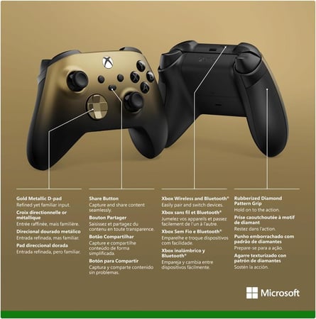 Xbox Wireless Controller – Gold Shadow Special Edition