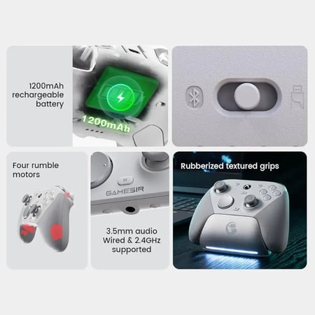 يد تحكم GameSir G7 Pro - أبيض