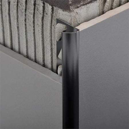 بروفايل نهاية بلاط مدور  لحماية زوايا البلاط ستانلس ستيل