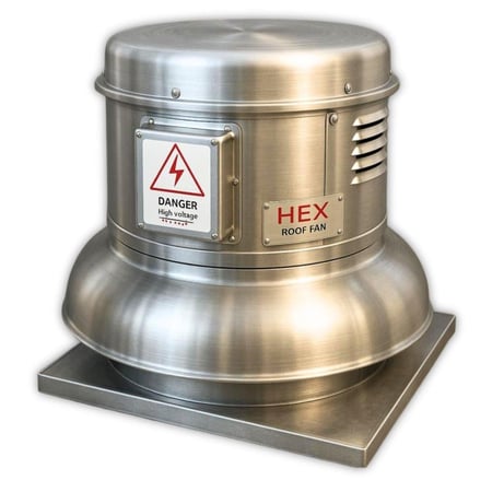 مروحة سقفية مقاومة للحرارة حتى 300 درجة مئوية