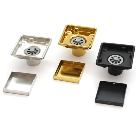 صفاية ستانلس ستيل مخفية  HEX مع رداد مانعة للحشرات والروائح عدة ألوان ومقاسات