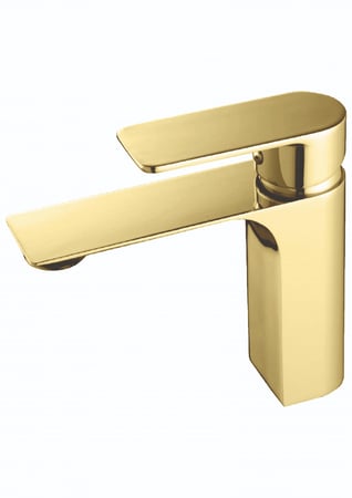 خلاط مغسلة قصير ليما ذهبي LM-07405