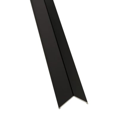 زاوية المنيوم بروفايل حماية سيراميك لون اسود مطفي