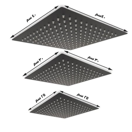 طاسة دش اسود مربع متعددة المقاسات جلوسا SH101S40