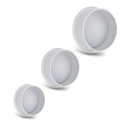غالق مروحة شفط ستانليس ستيل 304 مطلي HEXCAP