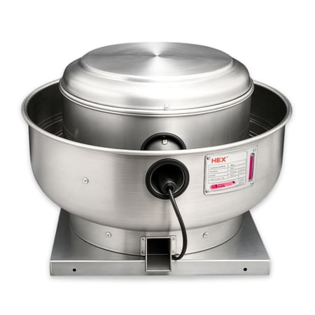 مروحة تهوية للمطابخ التجارية مقاومة للحرارة والدخان