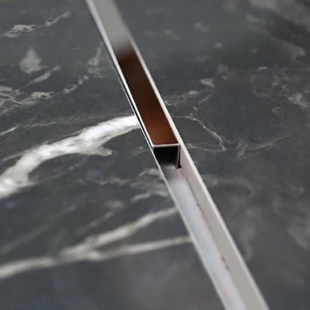 بروفايل حرف U فتحة للداخل ستانلس ستيل